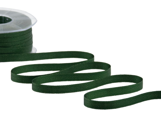 doppio raso lamè 10 mm verde inglese