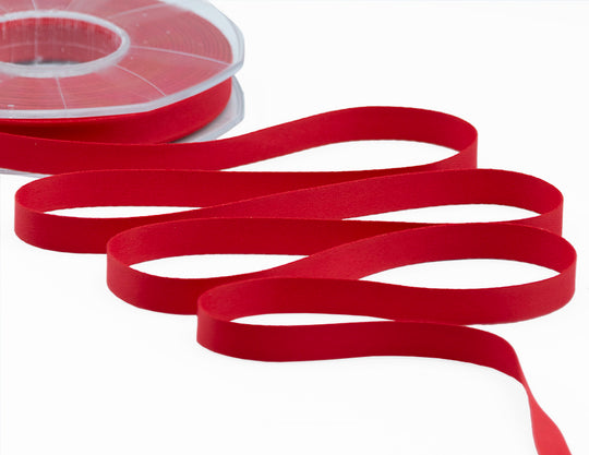 raso seta 10 mm rosso