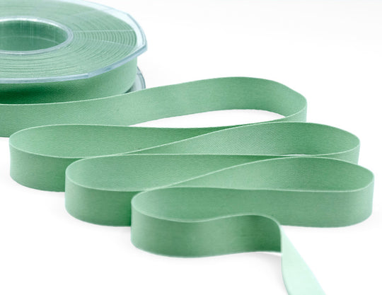 raso seta 15 mm verde mare