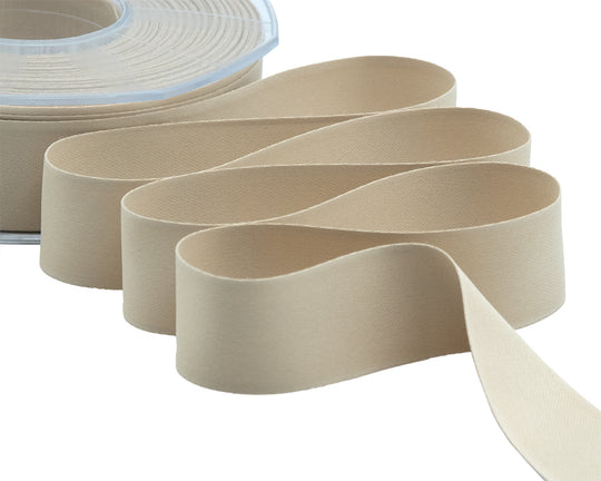 raso seta 25 mm beige