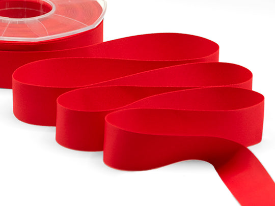 raso seta 25 mm rosso