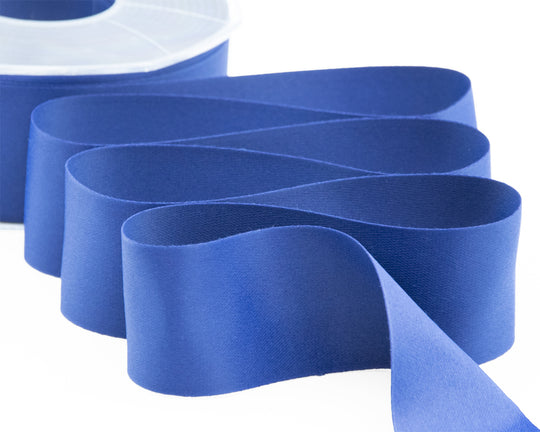 raso seta 40 mm blu scuro