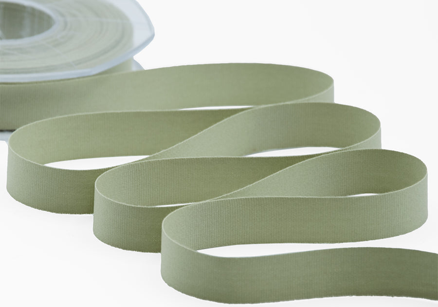 cotone biologico 15 mm verde salvia