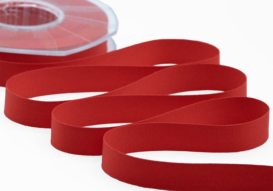 cotone biologico 15 mm rosso