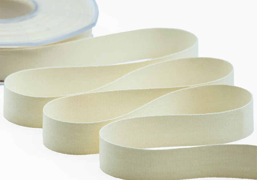 cotone biologico 15 mm avorio