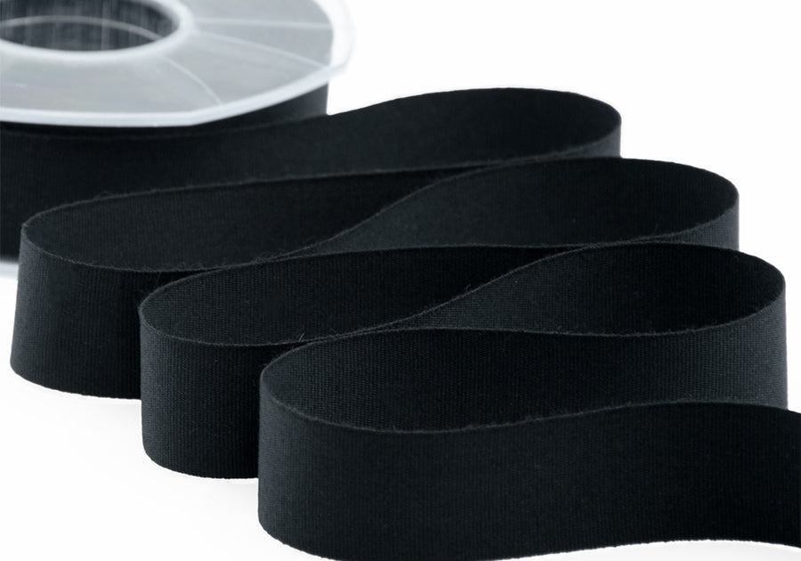 cotone biologico 25 mm nero