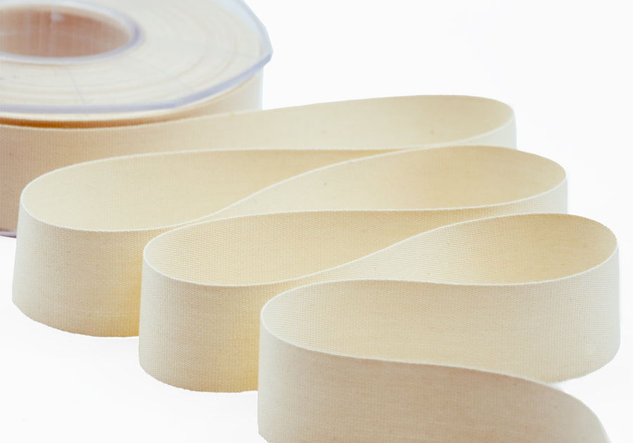 cotone biologico 25 mm avorio