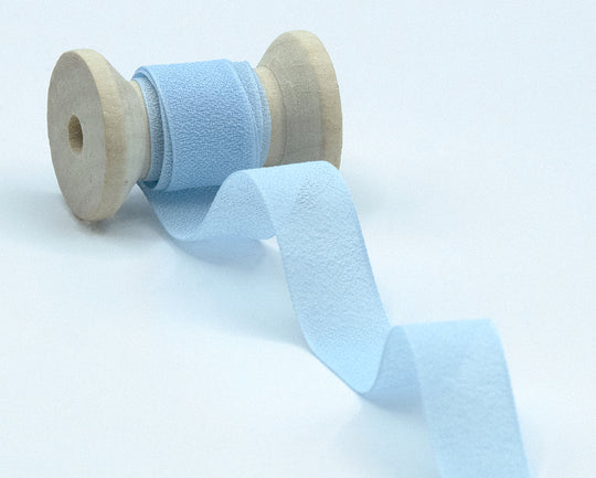 crepe effetto seta 15 mm azzurro baby