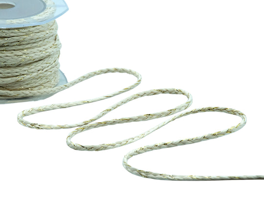 Treccia Cotton Look 4 mm Oro