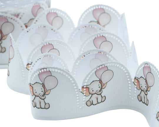 margherita portaconfetti stampa balloon elefante rosa