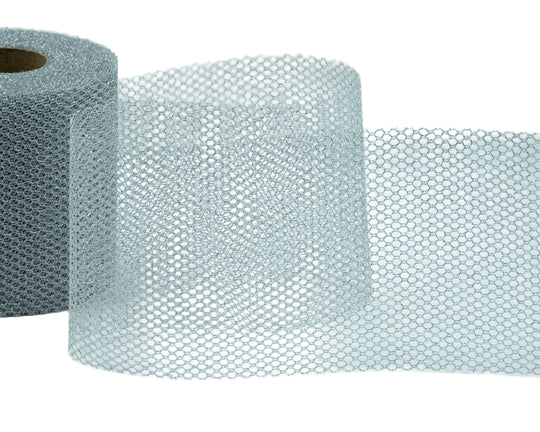 retina lurex 100 mm argento