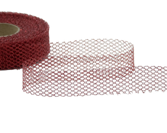 retina lurex 25 mm rosso