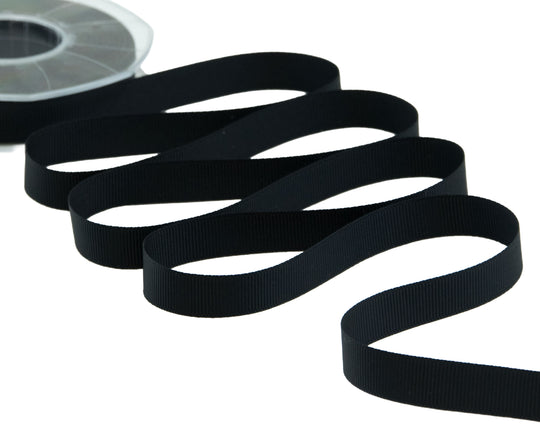 gros grain 15 mm nero