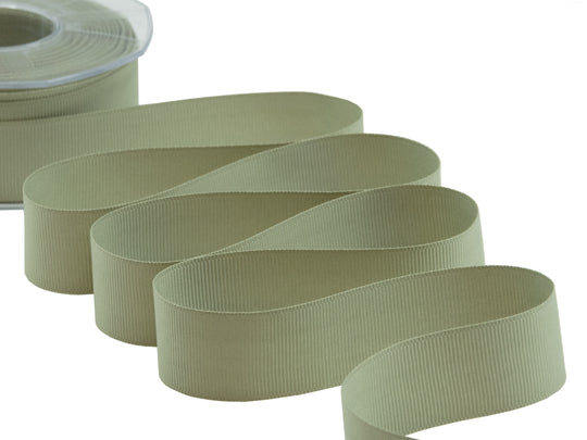 gros grain 20 mm verde salvia