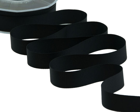 gros grain 20 mm nero