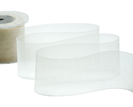 organza 70 mm avorio