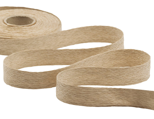 carta intrecciata 25 mm beige