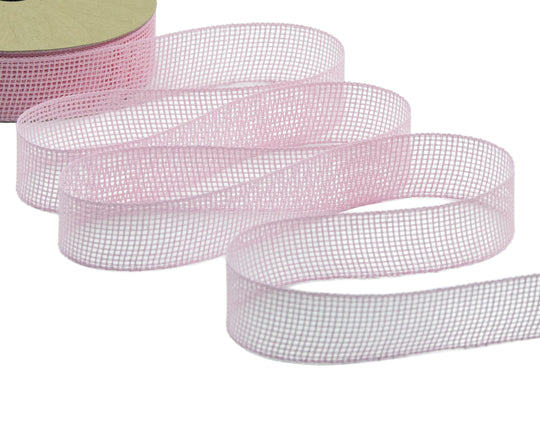 garza di carta 25 mm rosa baby