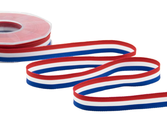 Raso Tricolore 16 mm Blu Scuro