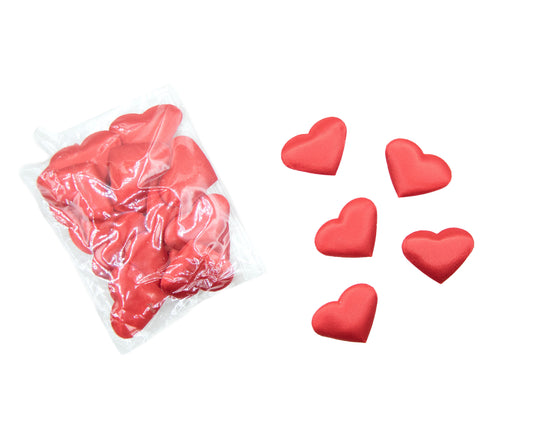 Cuori Decorativi 25 pezzi Rosso