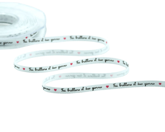 Gros Grain 6 mm Fai brillare il tuo giorno