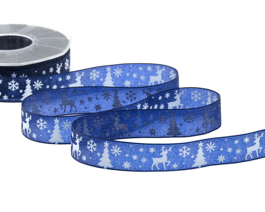 Velo Luminoso 25 mm Brinella Blu Scuro