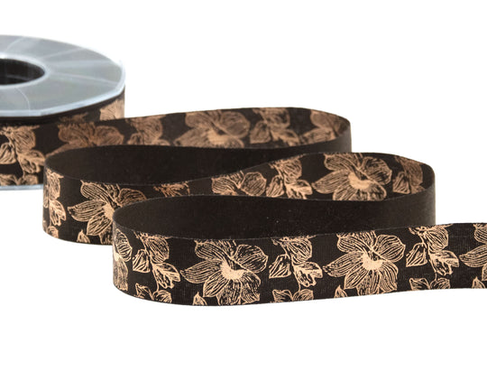 Policotone 25 mm Golden Bloom Rame su Cacao