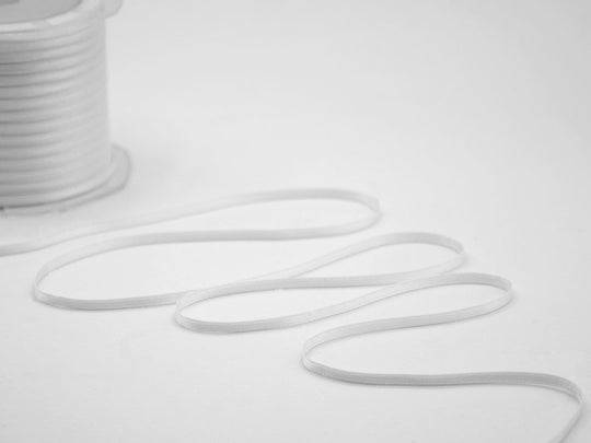 doppio raso tirante centrale 3 mm bianco ottico