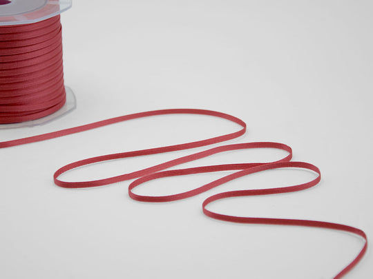 doppio raso 3 mm rosso corallo