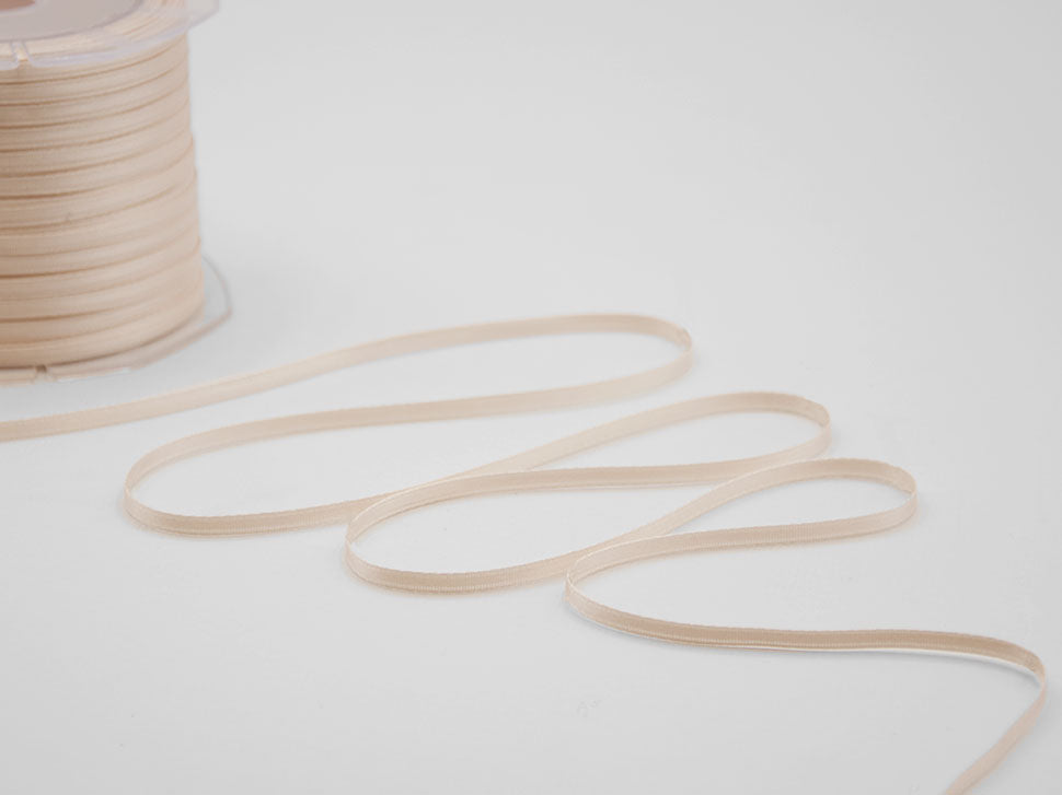 Furlanis - Nastro Doppio Raso, Tessuto Italiano - Rosa Cipria, 6 mm x 25 m Furlanis - Nastro Doppio Raso, Tessuto Italiano - Rosa Cipria, 6 mm x 25 m