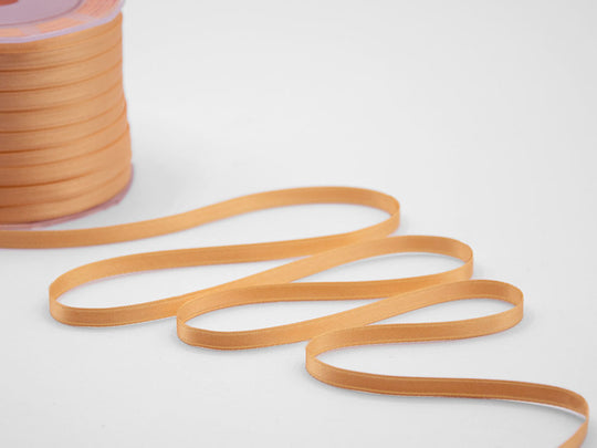 doppio raso 6 mm arancio becco d'oca