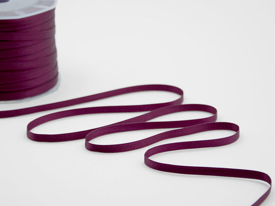 doppio raso 6 mm bordeaux scuro
