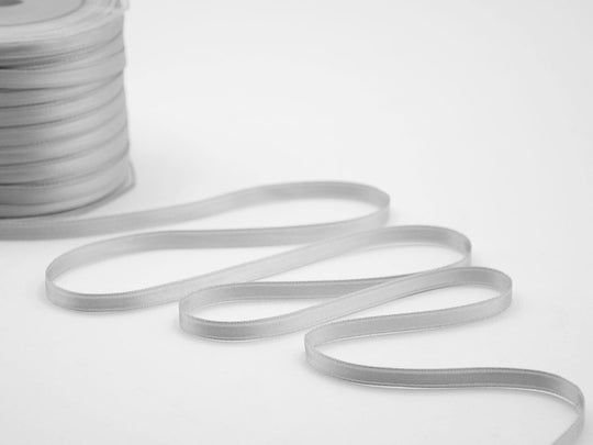 doppio raso 6 mm grigio perla