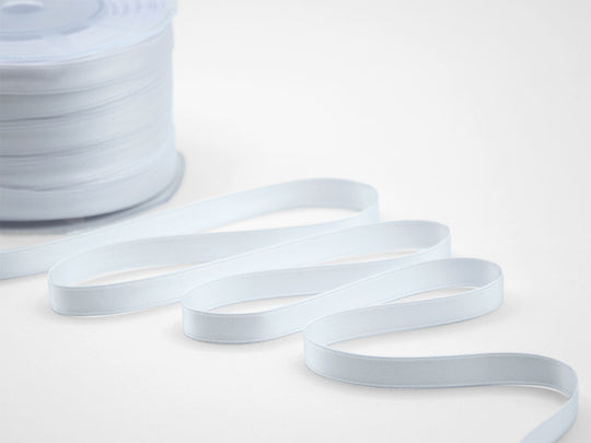 doppio raso 10 mm bianco ottico