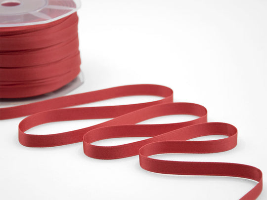 doppio raso 10 mm rosso corallo