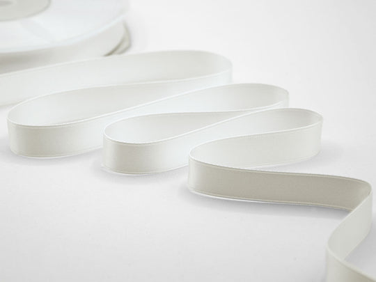 doppio raso 16 mm bianco naturale