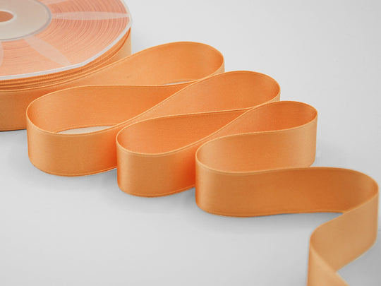 doppio raso 25 mm arancio albicocca