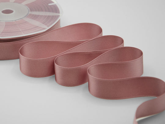 doppio raso 25 mm rosa antico