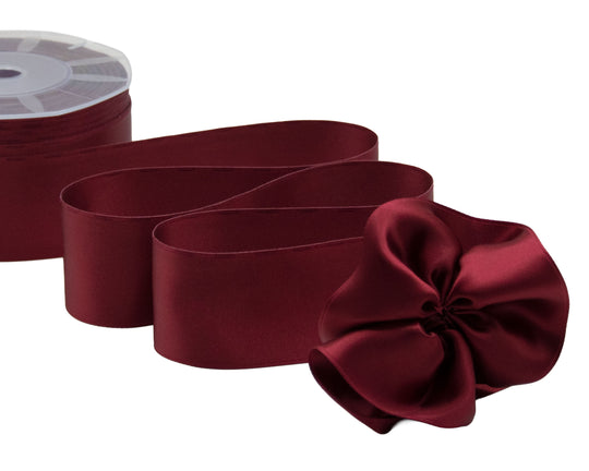 doppio raso tirante laterale 30 mm bordeaux