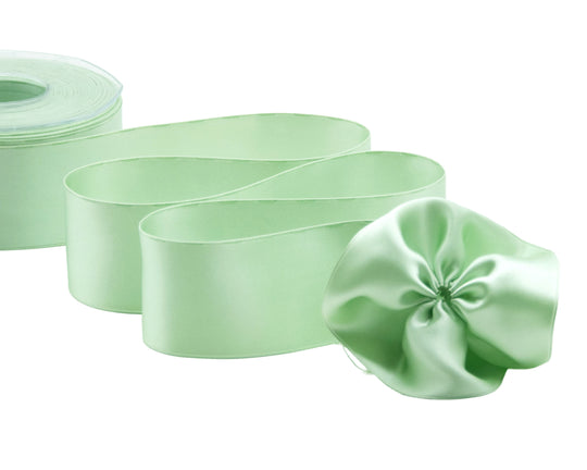 doppio raso tirante laterale 30 mm verde menta