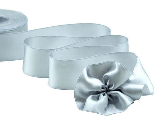 doppio raso tirante laterale 30 mm grigio perla
