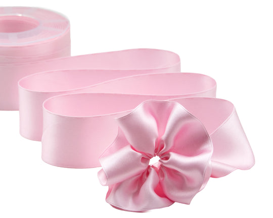 doppio raso tirante laterale 40 mm rosa baby