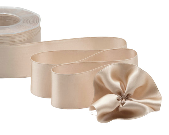 doppio raso tirante laterale 40 mm beige