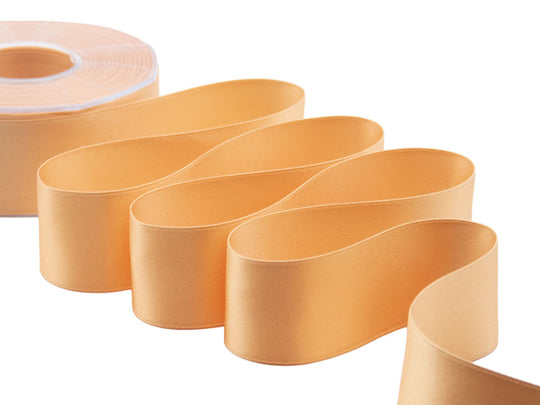 doppio raso 40 mm arancio albicocca
