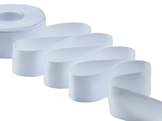 doppio raso 40 mm bianco ottico