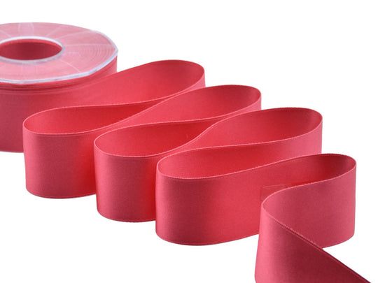 doppio raso 40 mm corallo