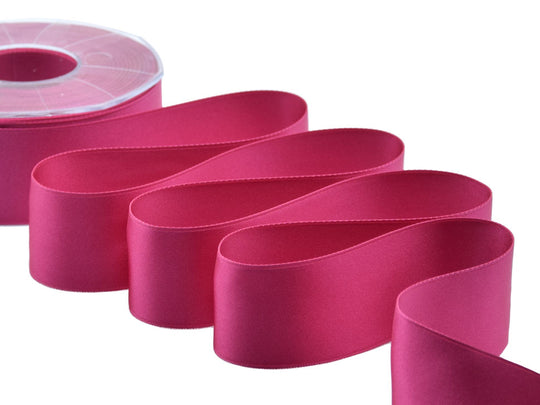 doppio raso 40 mm fucsia peonia