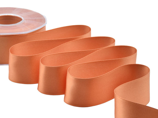 doppio raso 40 mm arancio pesca