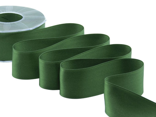 doppio raso 40 mm verde inglese