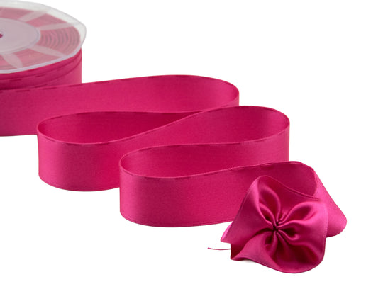 doppio raso tirante laterale 48 mm fucsia peonia